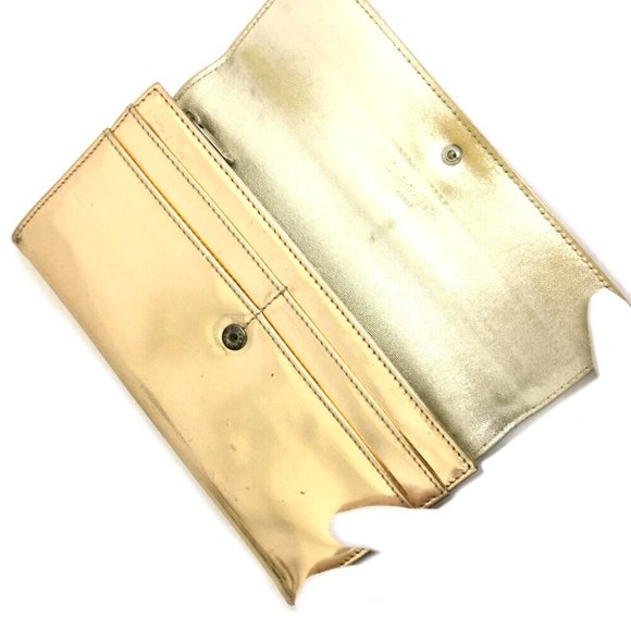 Christian Dior CD Logo Leather Long Bifold Wallet - Picture 5 of 8